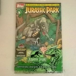 Jurassic Park Movie Adaptation Collector's edition (Topps comics) w/cards